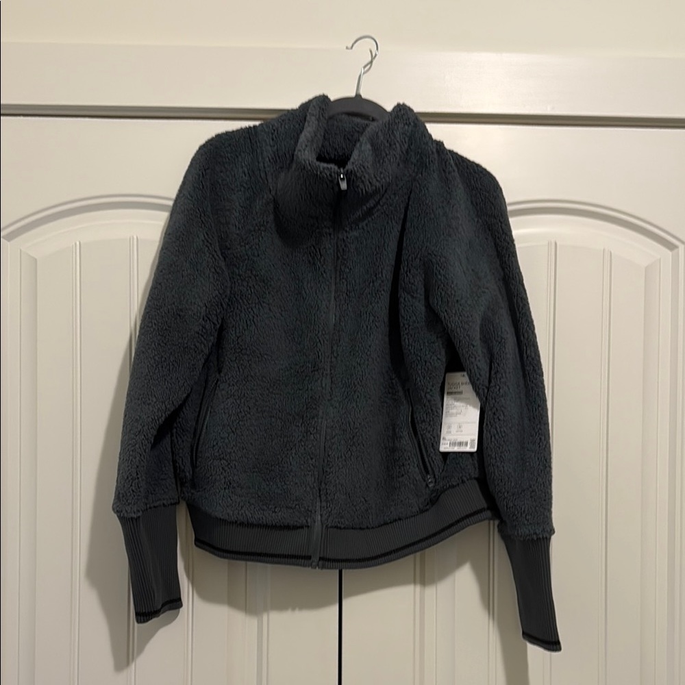 Athleta Dark Gray Bomber Jacket